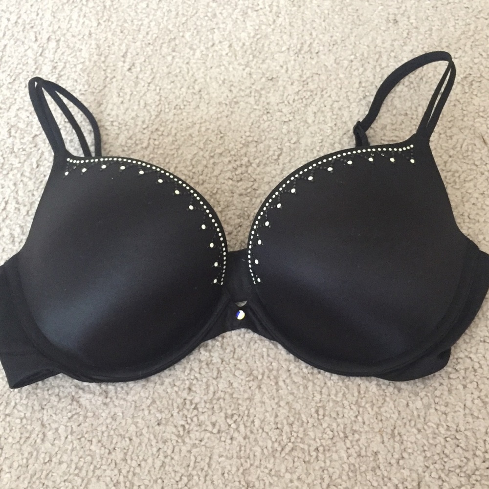 34D Black Victoria's Secret Very Sexy Push Up